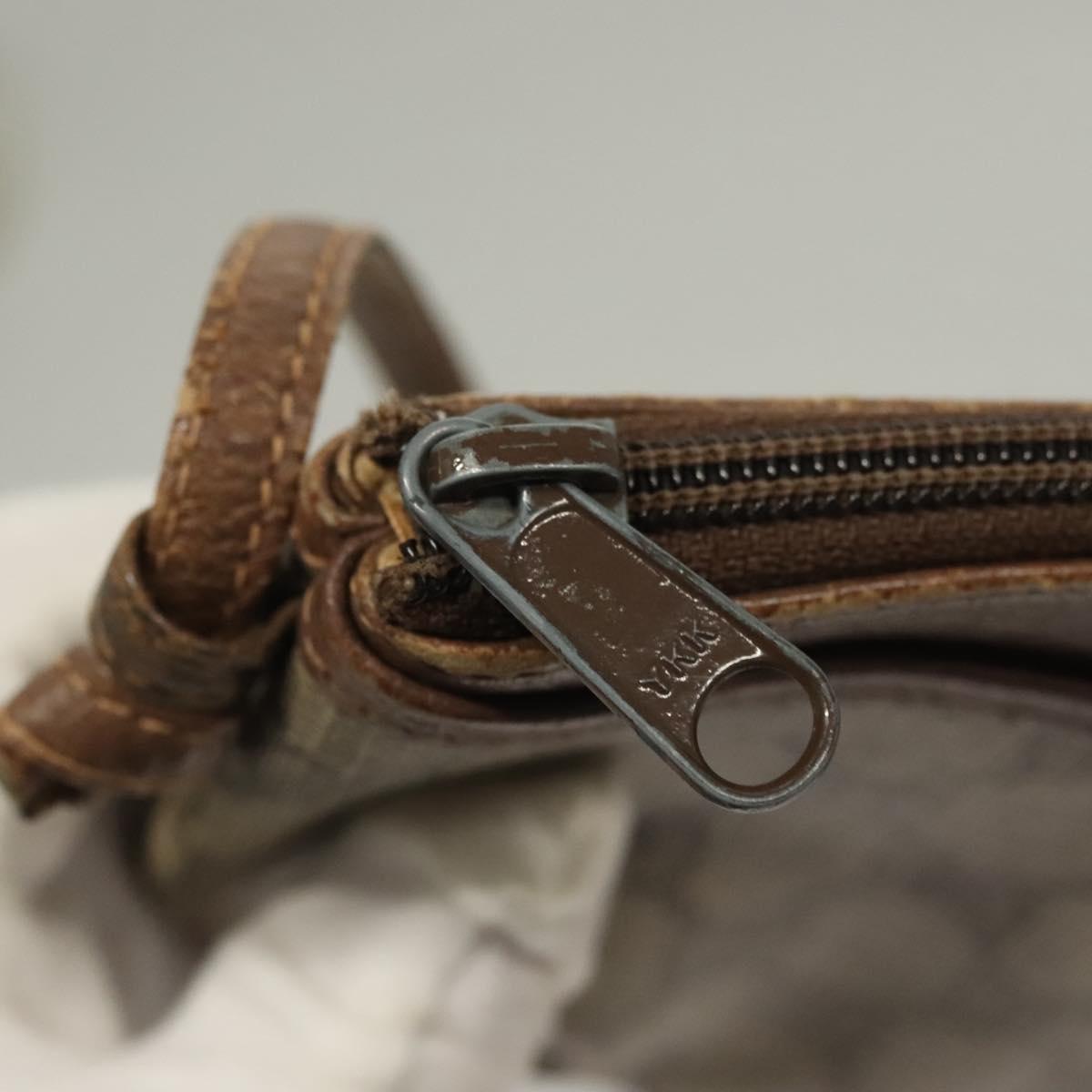 GUCCI GG Supreme Shoulder Bag PVC Beige Gold 904 02 020 Auth BA4350