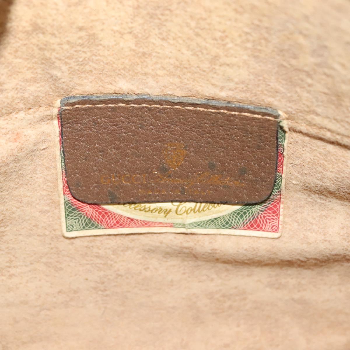 GUCCI GG Supreme Shoulder Bag PVC Beige Gold 904 02 020 Auth BA4350