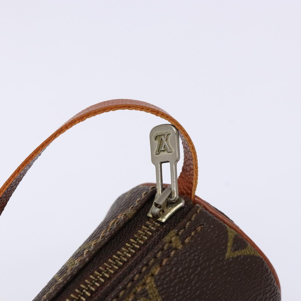 LOUIS VUITTON Monogram Papillon Pouch LV Auth BA4353