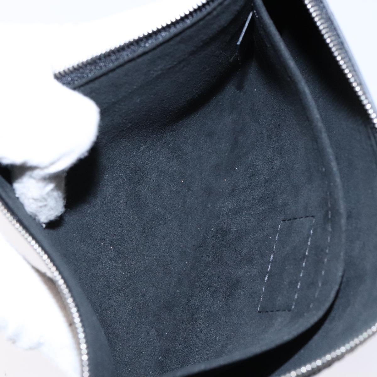 LOUIS VUITTON Epi Neverfull MM Pouch Black LV Auth BA4375