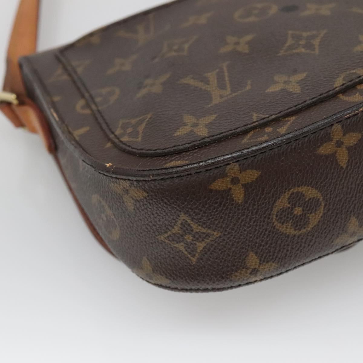 LOUIS VUITTON Monogram Saint Cloud MM Shoulder Bag M51243 LV Auth BA4400