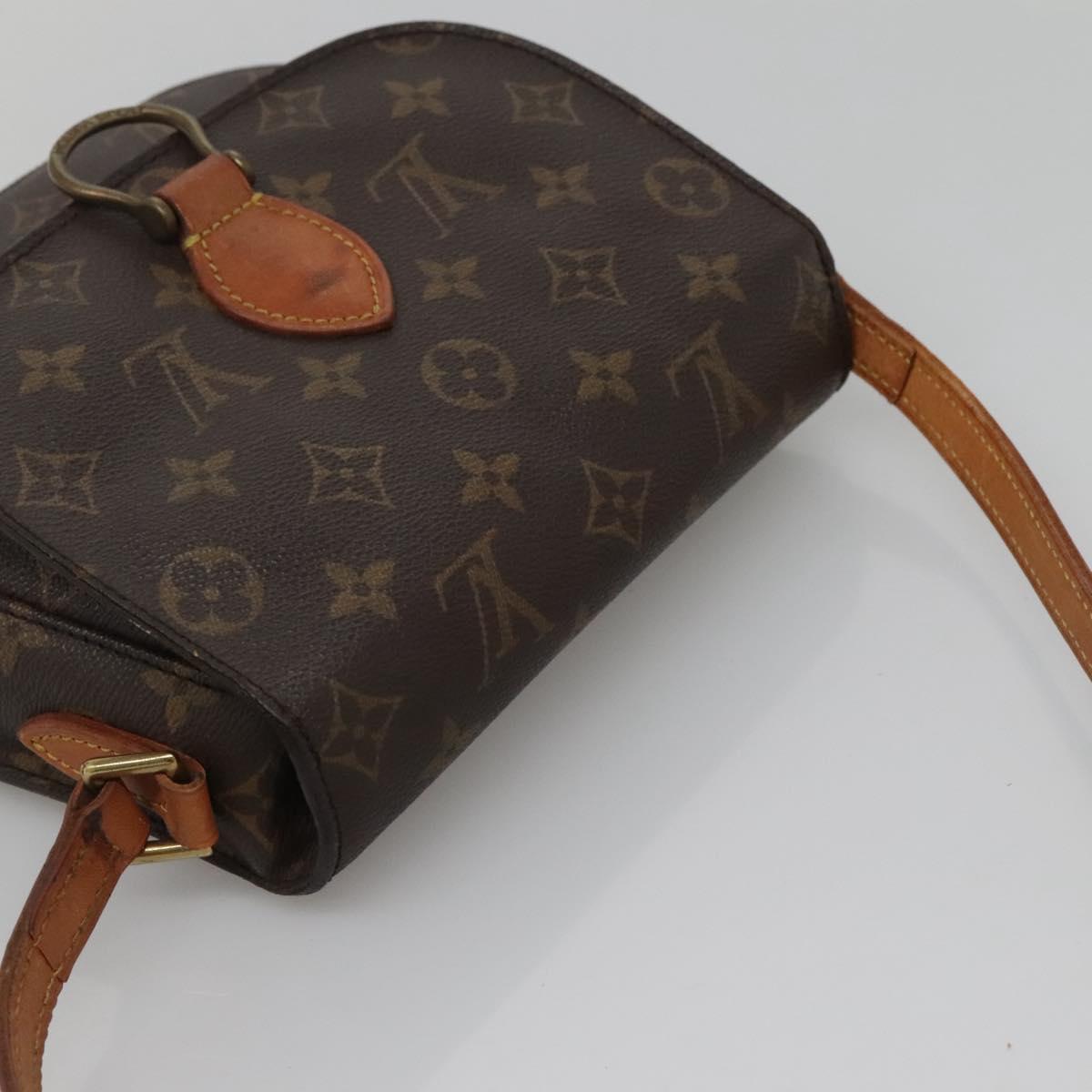 LOUIS VUITTON Monogram Saint Cloud MM Shoulder Bag M51243 LV Auth BA4400