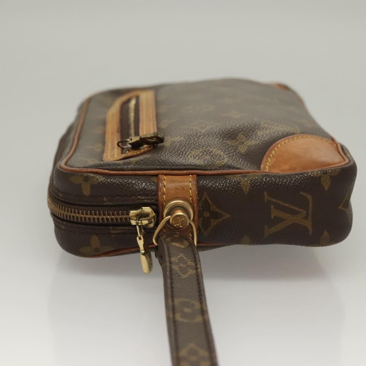 LOUIS VUITTON Monogram Marly Dragonne GM Clutch Bag M51825 LV Auth BA4417