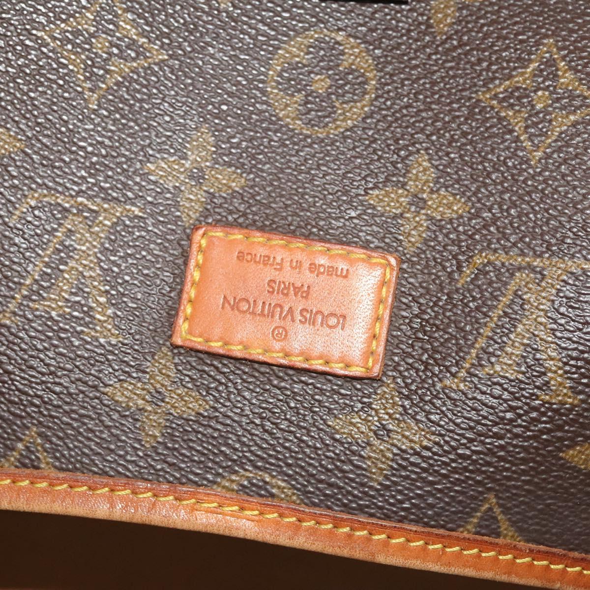 LOUIS VUITTON Monogram Saumur 35 Shoulder Bag M42254 LV Auth BA4420