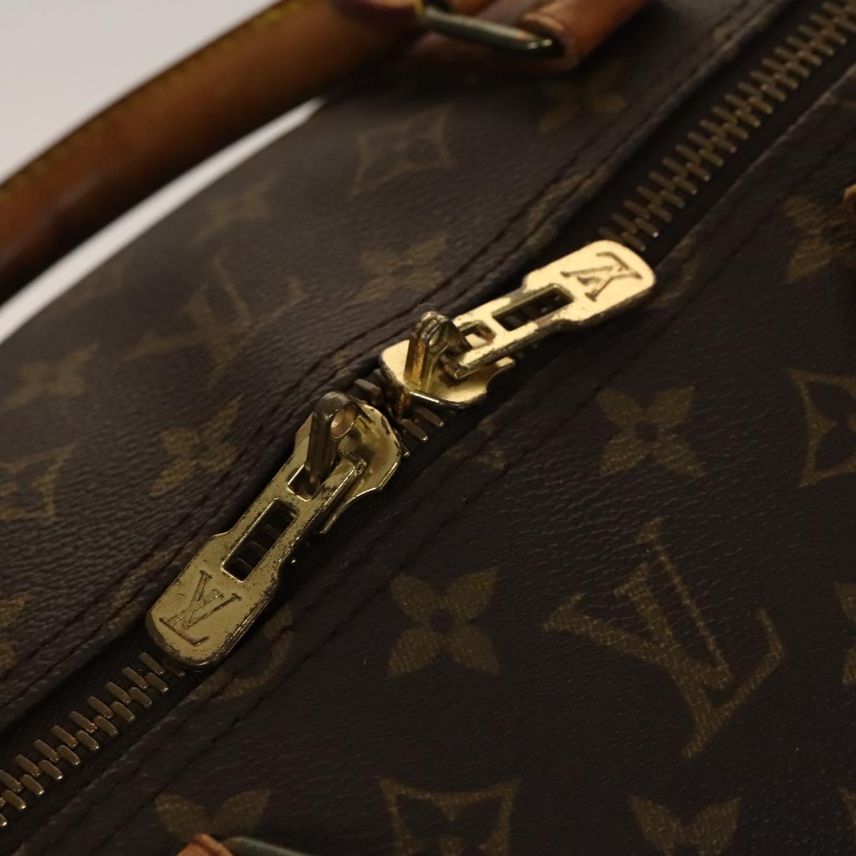 LOUIS VUITTON Monogram Keepall Bandouliere 60 Boston Bag M41412 LV Auth BA4435