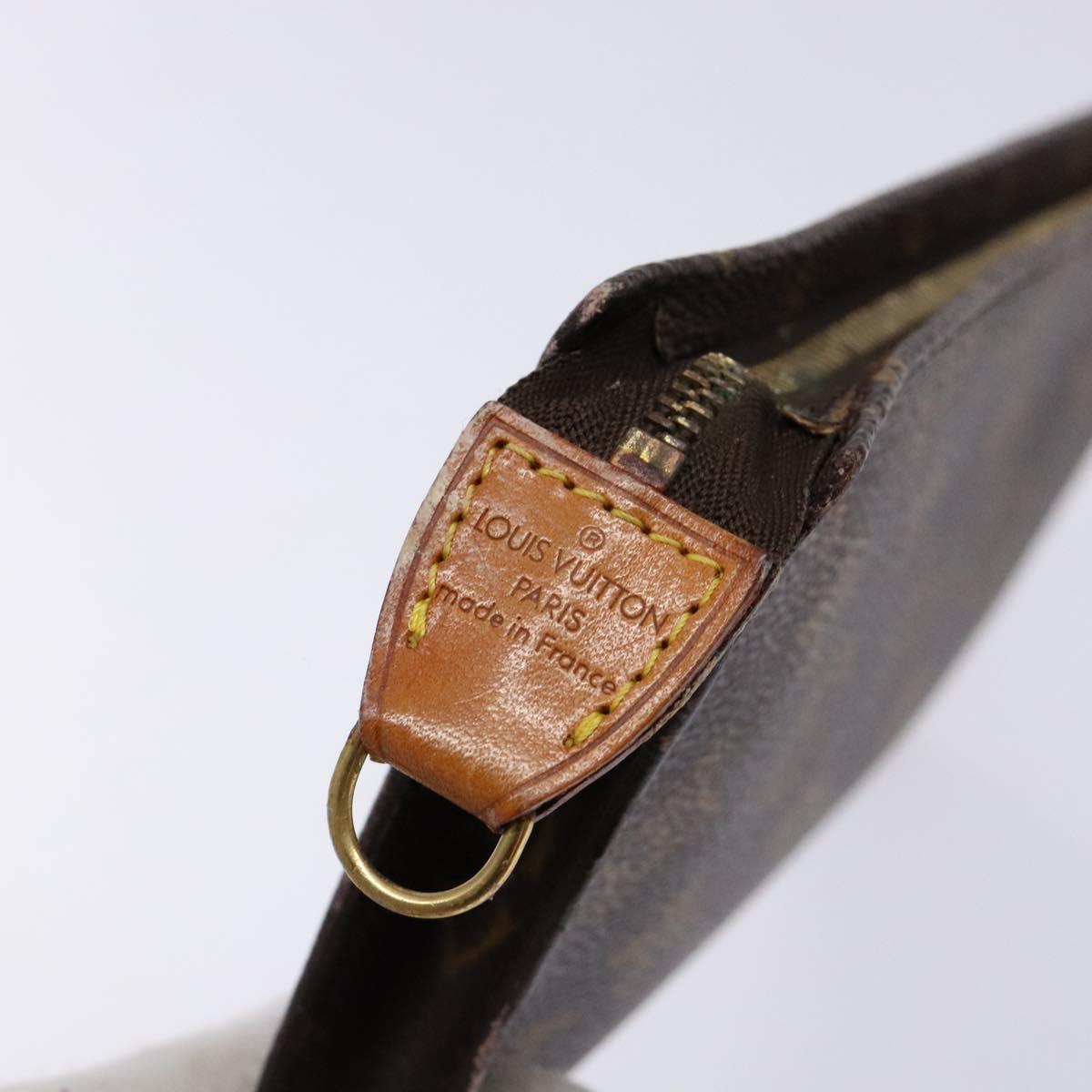 LOUIS VUITTON Monogram Bucket GM Accessory Pouch LV Auth BA4438