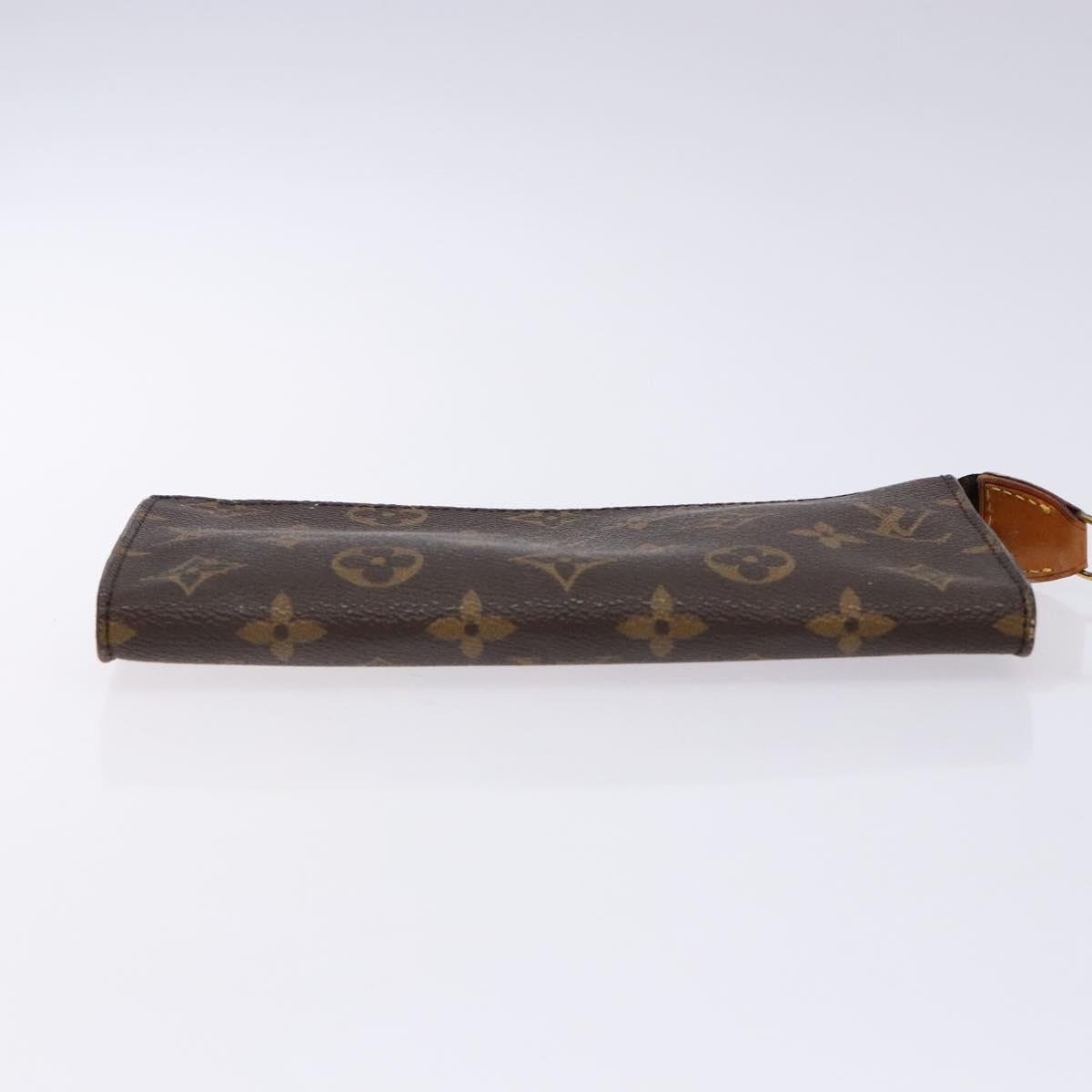 LOUIS VUITTON Monogram Bucket GM Accessory Pouch LV Auth BA4438