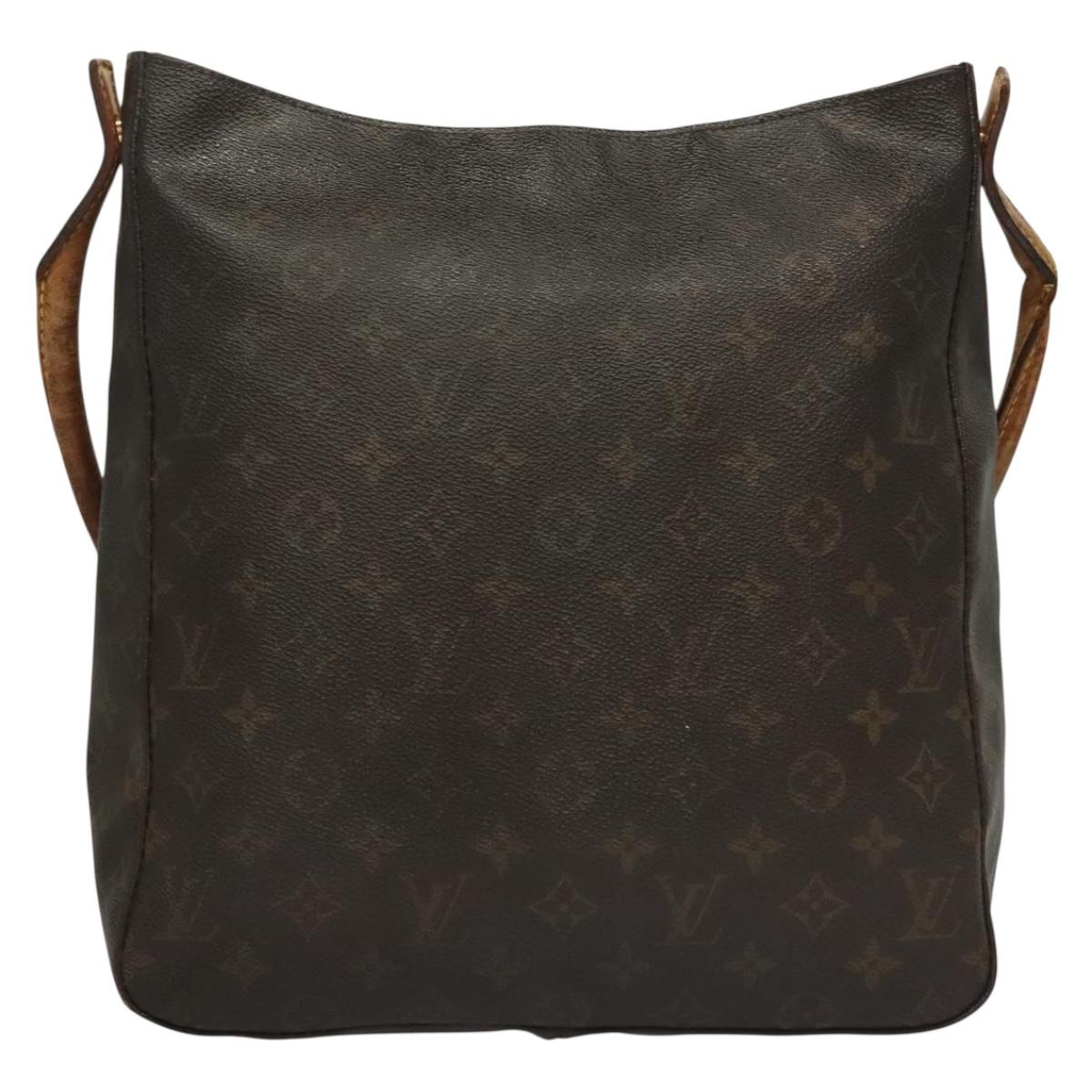 LOUIS VUITTON Monogram Looping GM Shoulder Bag M51145 LV Auth BA4448