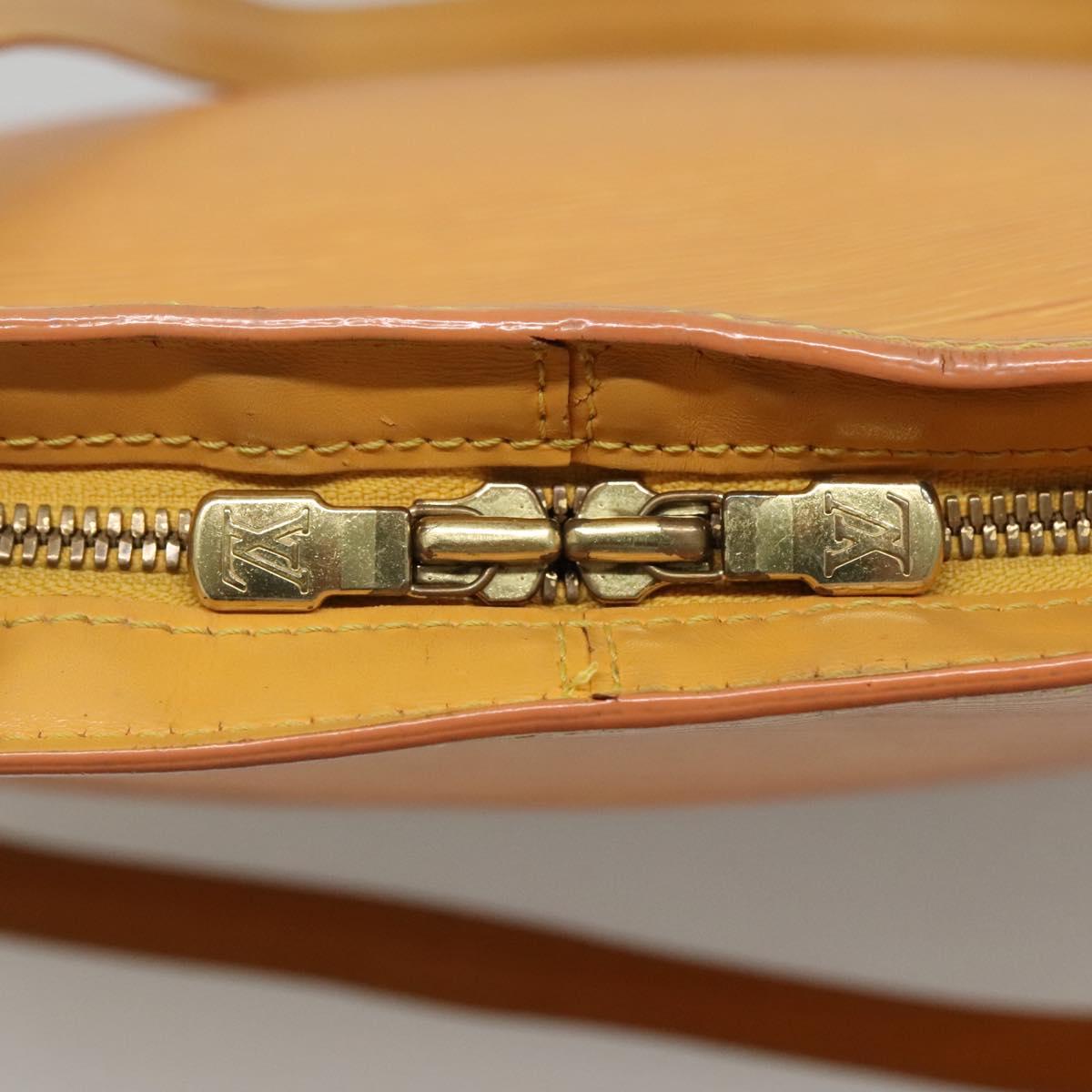 LOUIS VUITTON Epi Lussac Shoulder Bag Yellow M52289 LV Auth BA4449