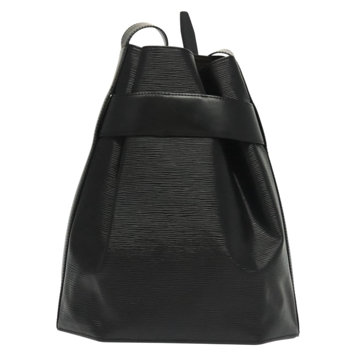 LOUIS VUITTON Epi Sac Depaule GM Shoulder Bag Black M80155 LV Auth BA4456