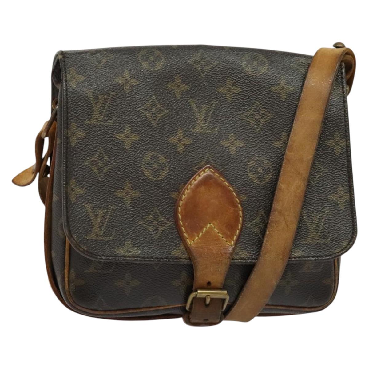 LOUIS VUITTON Monogram Cartesier MM Shoulder Bag M51253 LV Auth BA4467