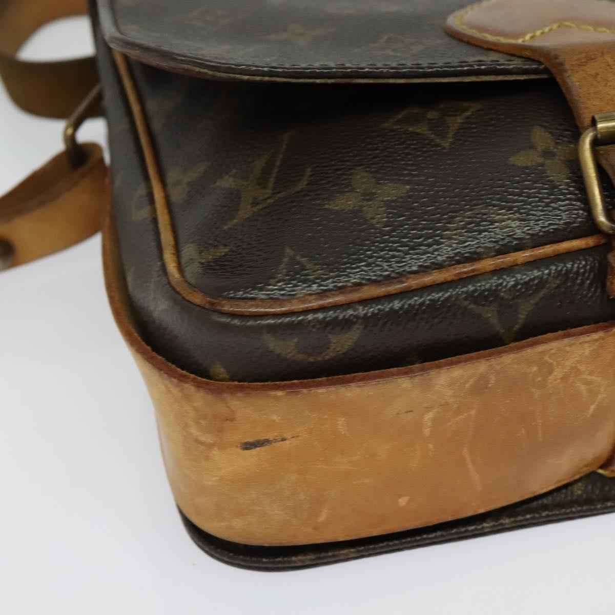 LOUIS VUITTON Monogram Cartesier MM Shoulder Bag M51253 LV Auth BA4467