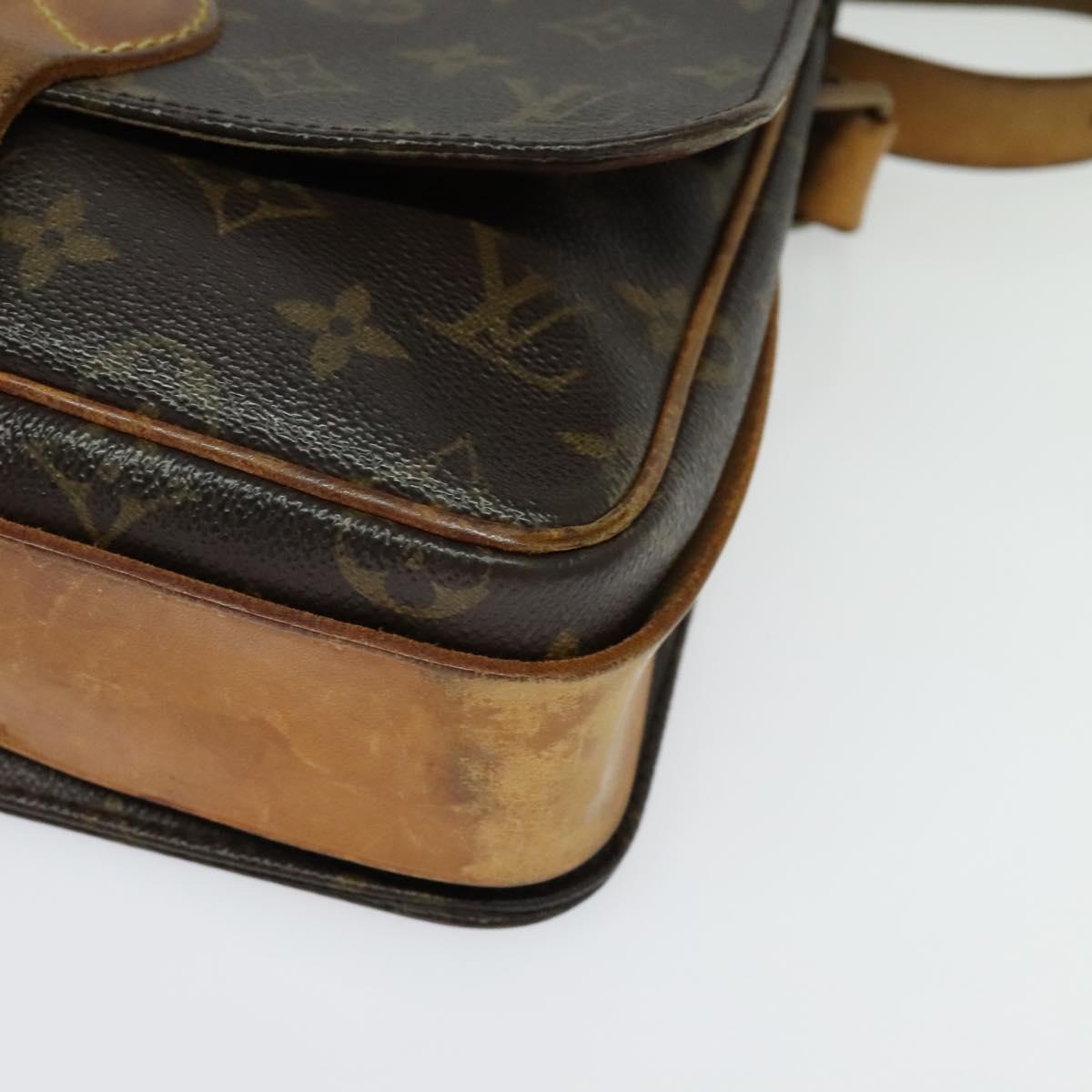 LOUIS VUITTON Monogram Cartesier MM Shoulder Bag M51253 LV Auth BA4467