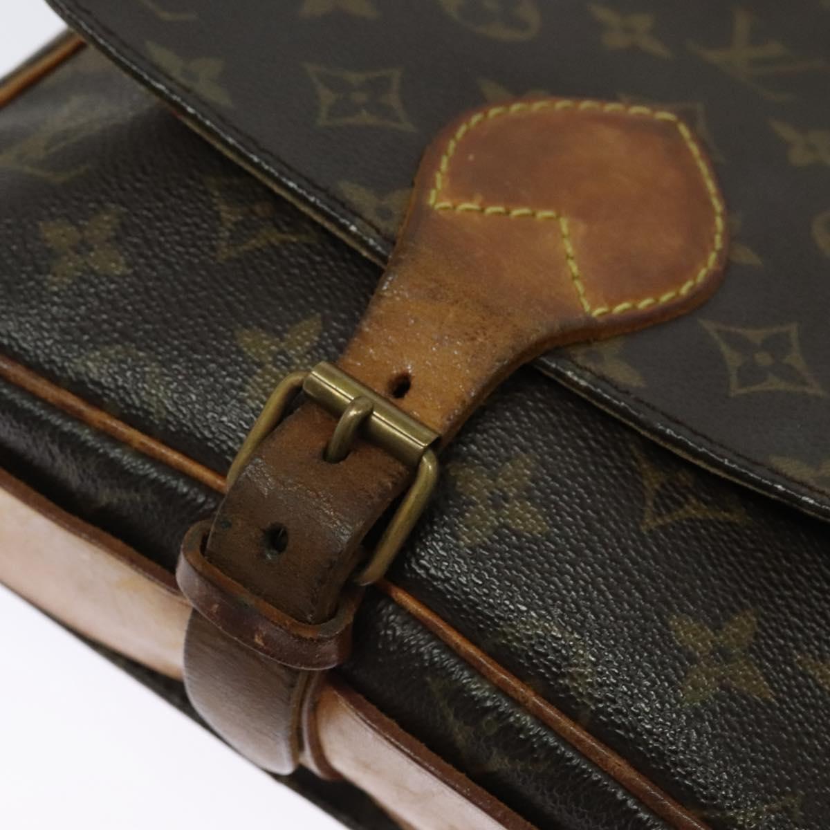 LOUIS VUITTON Monogram Cartesier MM Shoulder Bag M51253 LV Auth BA4467