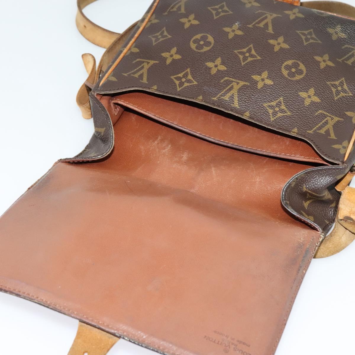 LOUIS VUITTON Monogram Cartesier MM Shoulder Bag M51253 LV Auth BA4467