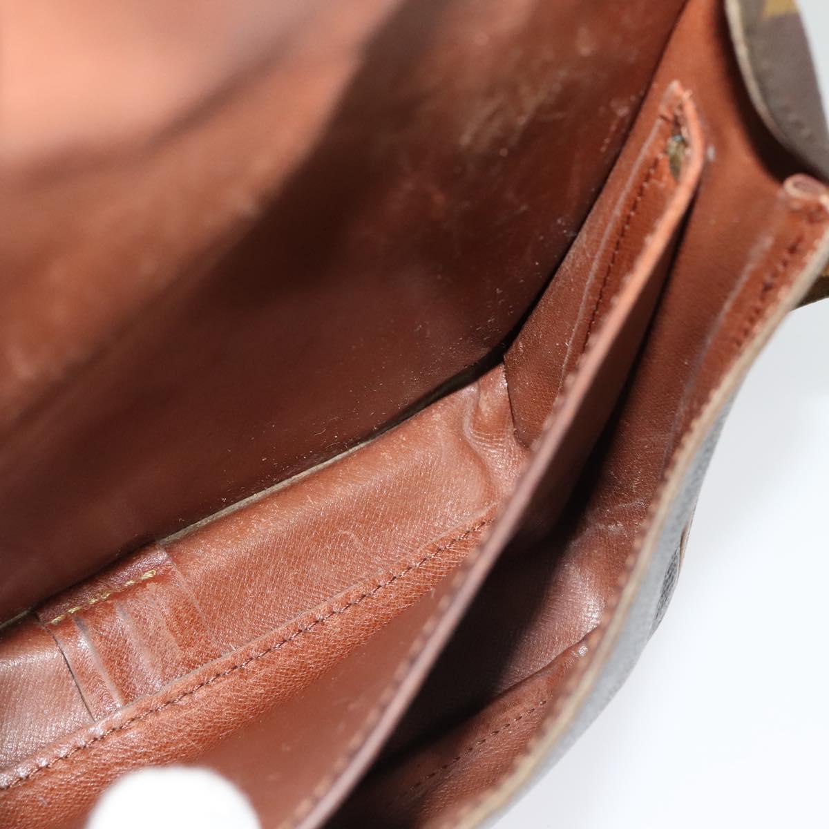 LOUIS VUITTON Monogram Cartesier MM Shoulder Bag M51253 LV Auth BA4467