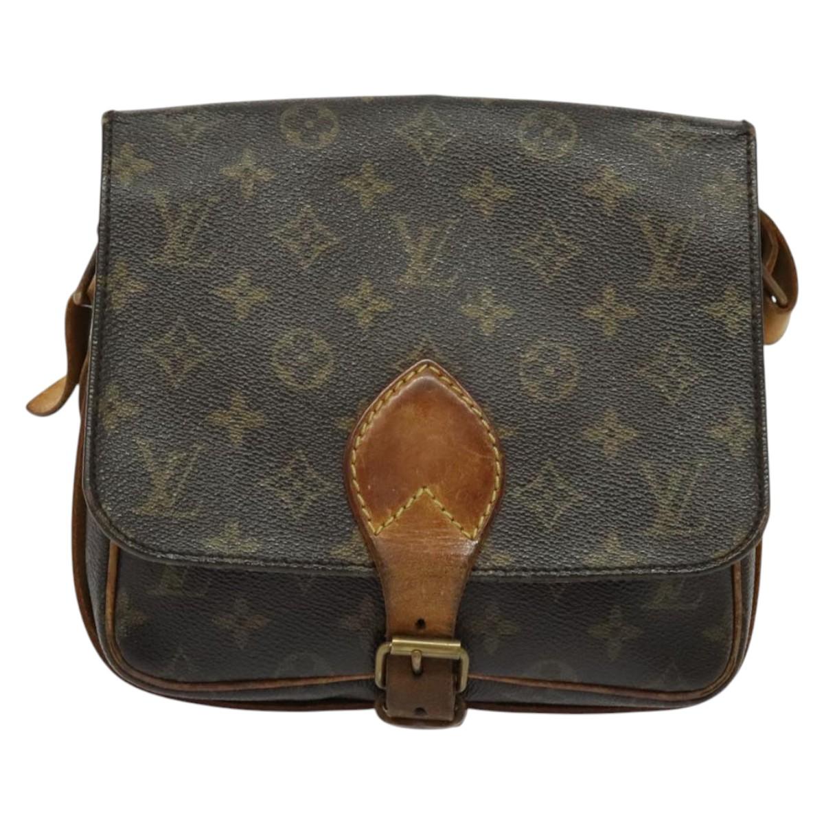 LOUIS VUITTON Monogram Cartesier MM Shoulder Bag M51253 LV Auth BA4467