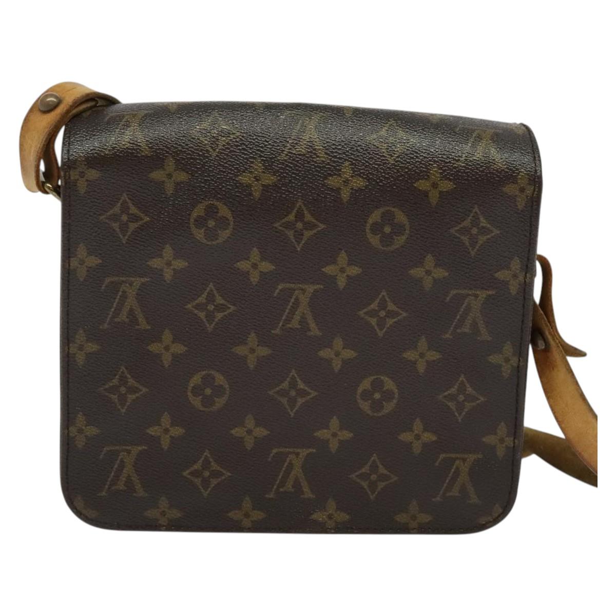 LOUIS VUITTON Monogram Cartesier MM Shoulder Bag M51253 LV Auth BA4467