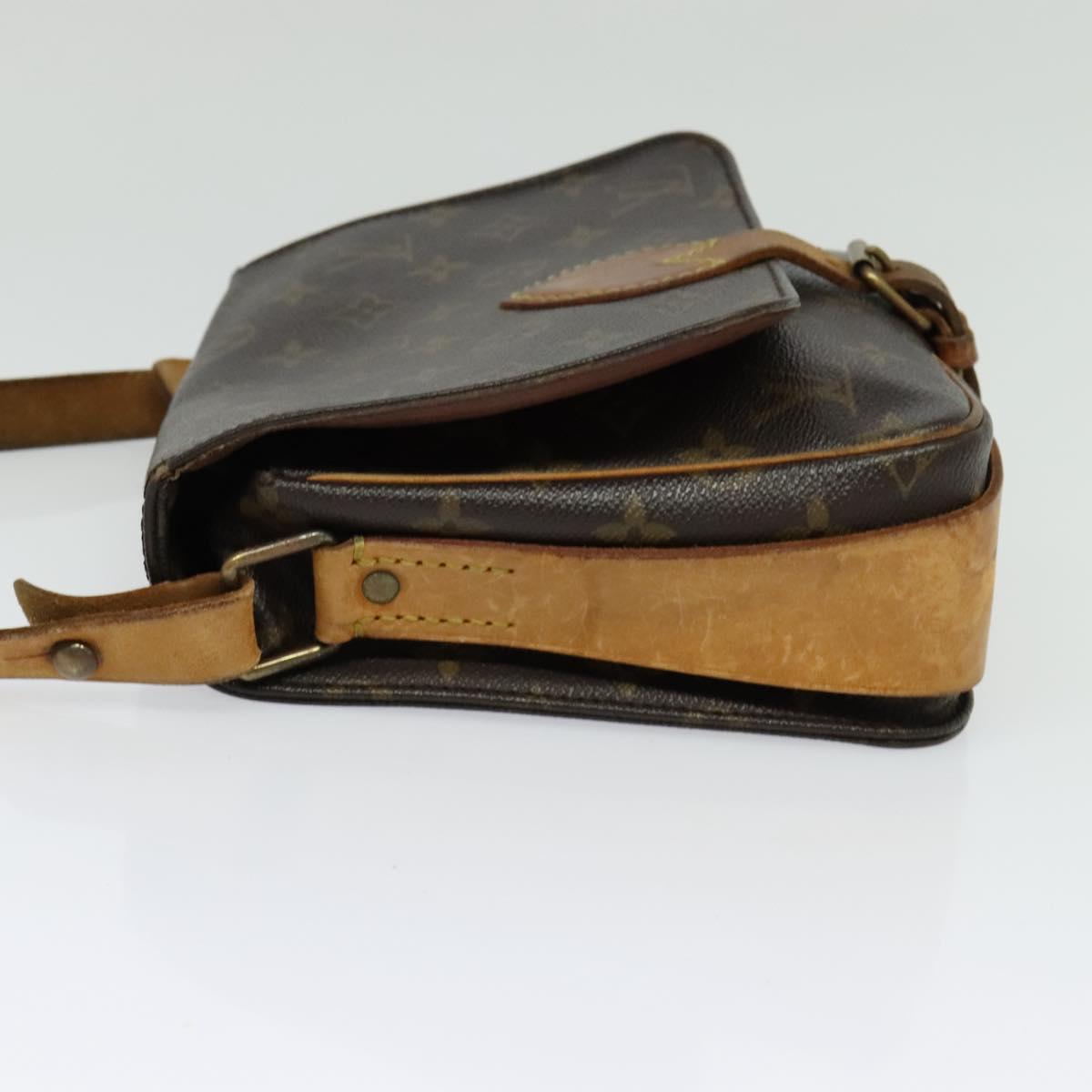 LOUIS VUITTON Monogram Cartesier MM Shoulder Bag M51253 LV Auth BA4467