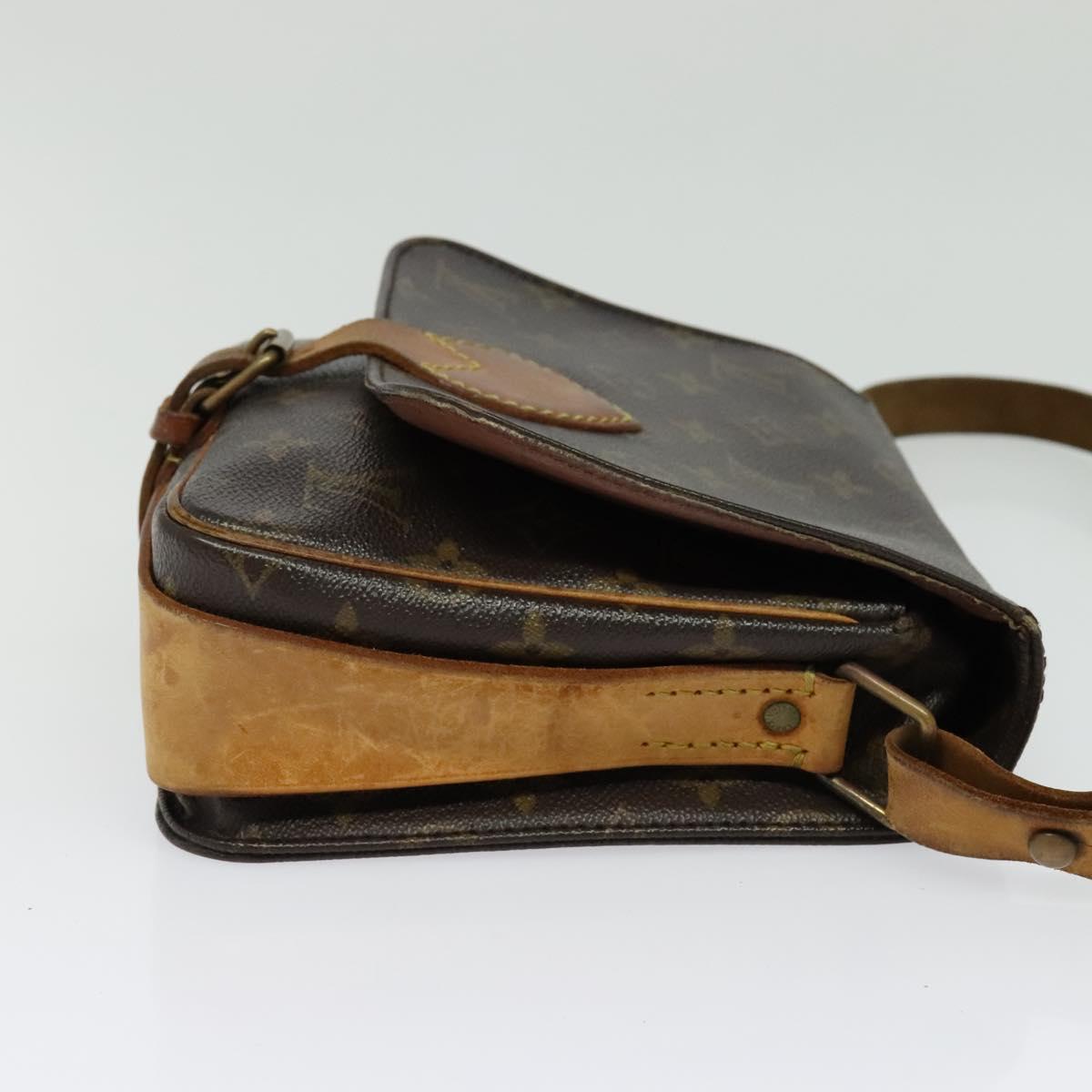 LOUIS VUITTON Monogram Cartesier MM Shoulder Bag M51253 LV Auth BA4467