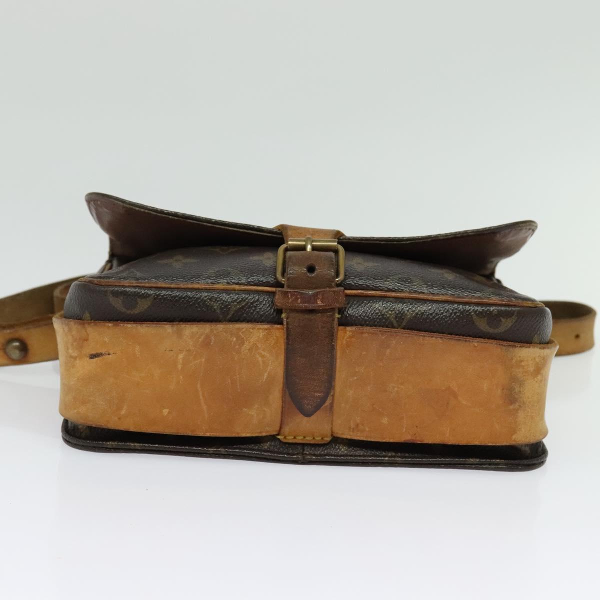 LOUIS VUITTON Monogram Cartesier MM Shoulder Bag M51253 LV Auth BA4467