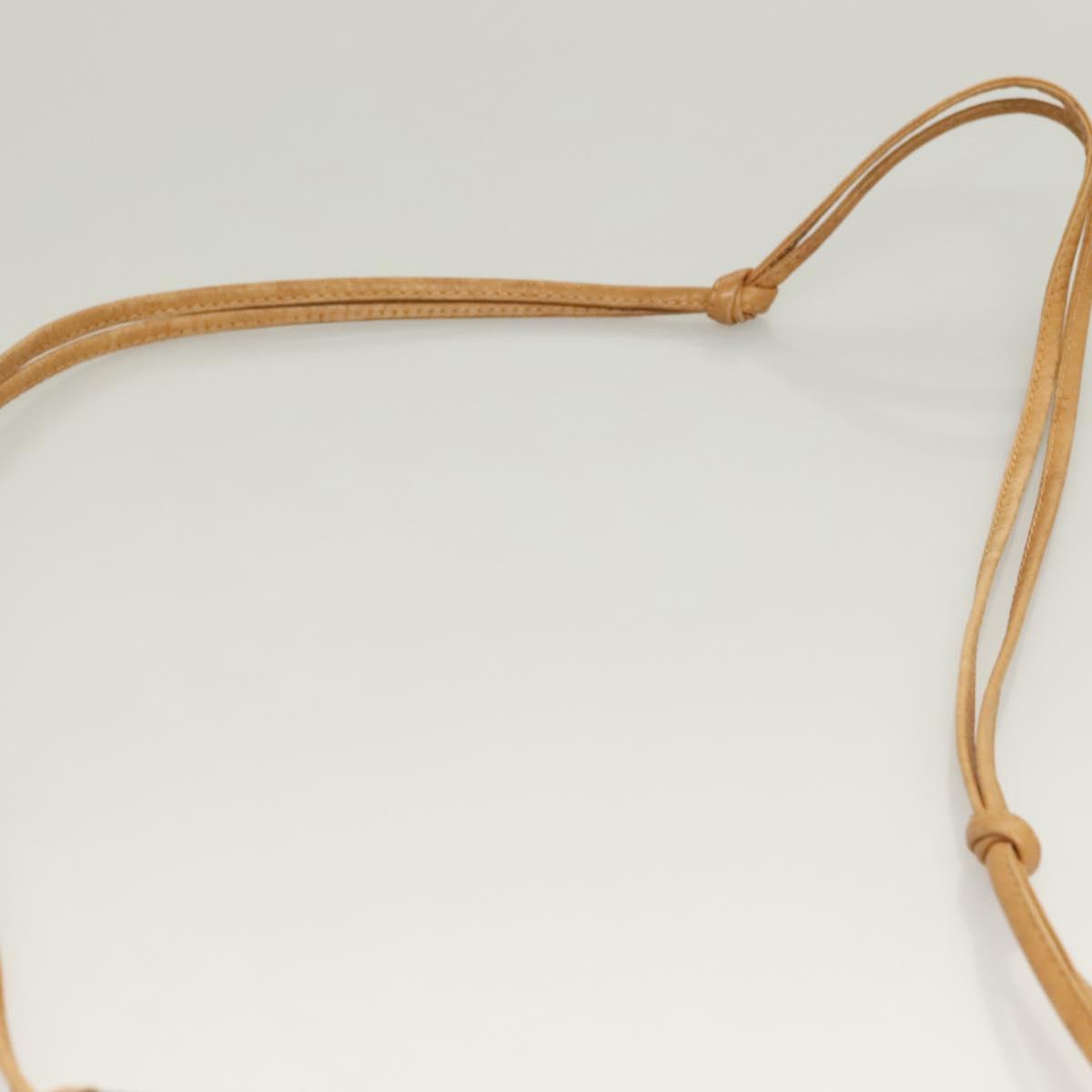 GUCCI Micro GG Supreme Shoulder Bag PVC Beige Gold 007 92 5548 Auth BA4470