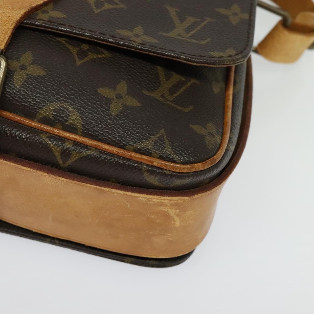 LOUIS VUITTON Monogram Cartesier MM Shoulder Bag M51253 LV Auth BA4488