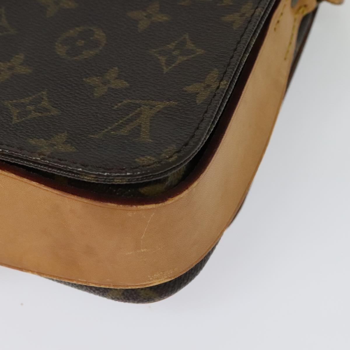 LOUIS VUITTON Monogram Cartesier MM Shoulder Bag M51253 LV Auth BA4488