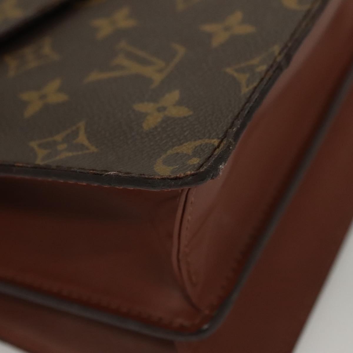 LOUIS VUITTON Monogram Concorde Hand Bag M51190 LV Auth BA4496