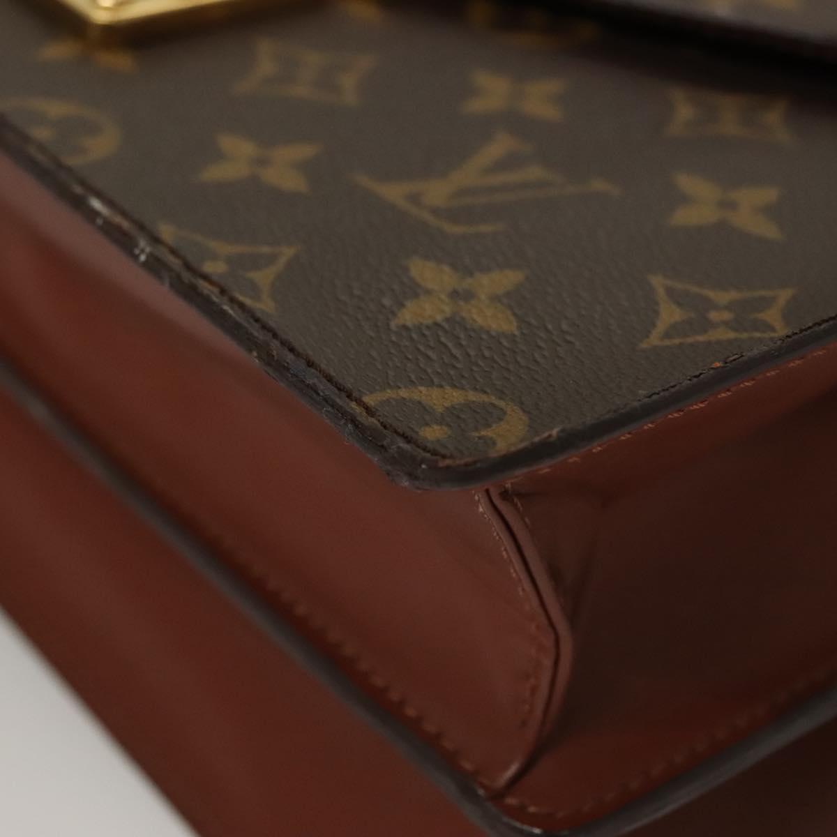 LOUIS VUITTON Monogram Concorde Hand Bag M51190 LV Auth BA4496