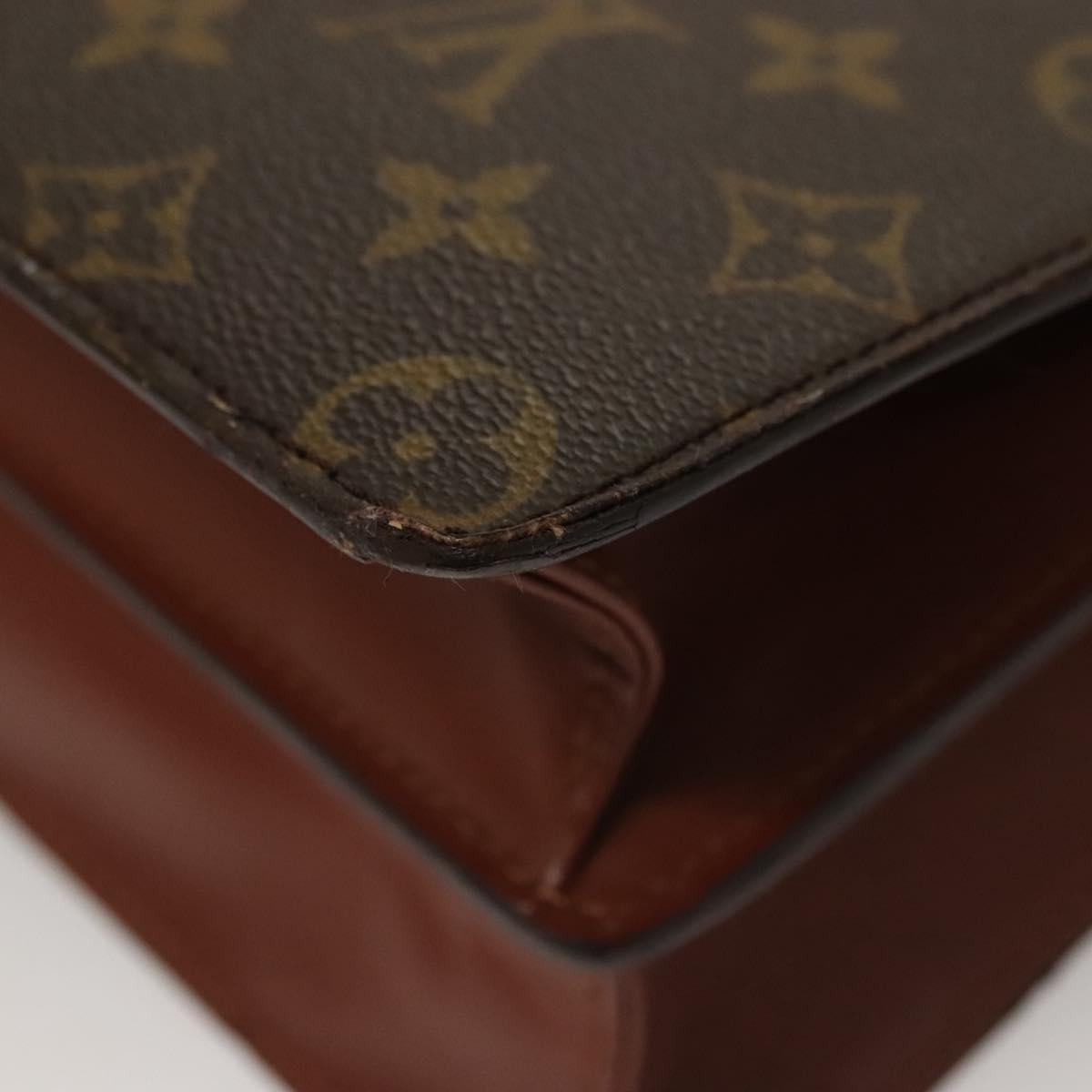 LOUIS VUITTON Monogram Concorde Hand Bag M51190 LV Auth BA4496