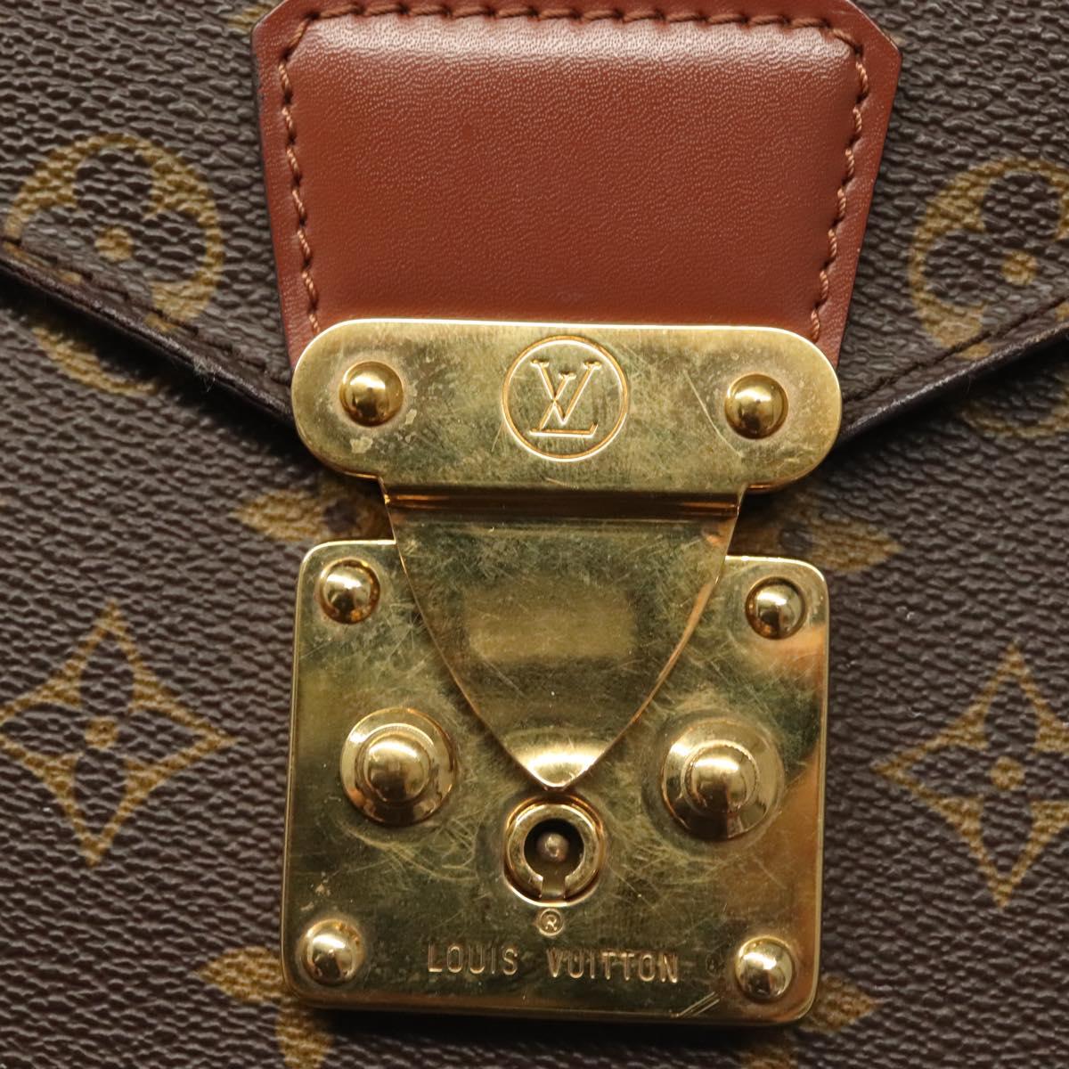 LOUIS VUITTON Monogram Concorde Hand Bag M51190 LV Auth BA4496