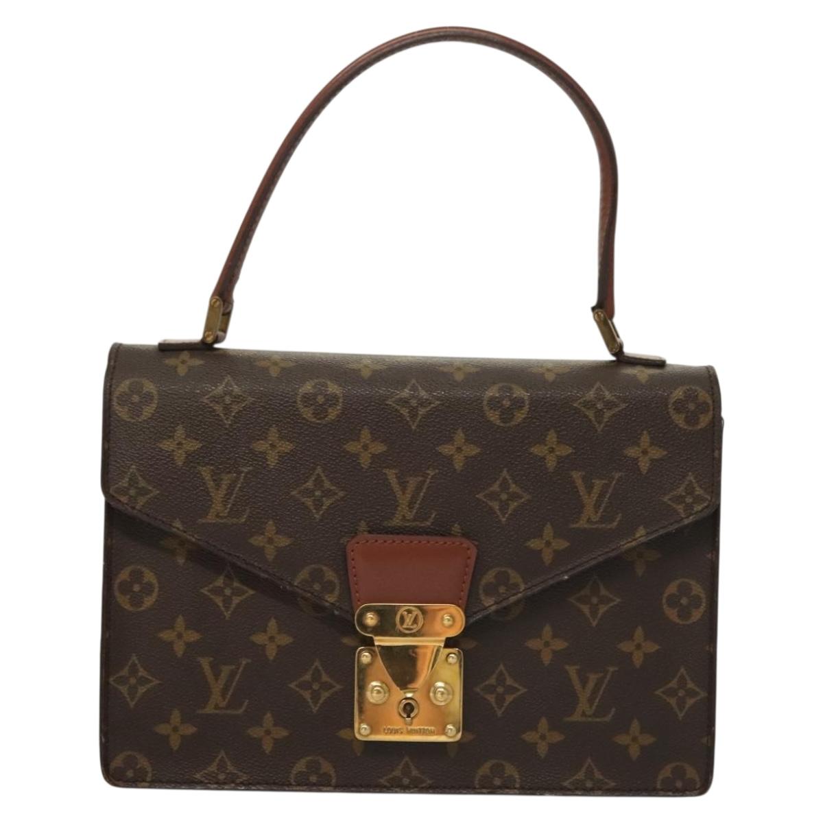 LOUIS VUITTON Monogram Concorde Hand Bag M51190 LV Auth BA4496