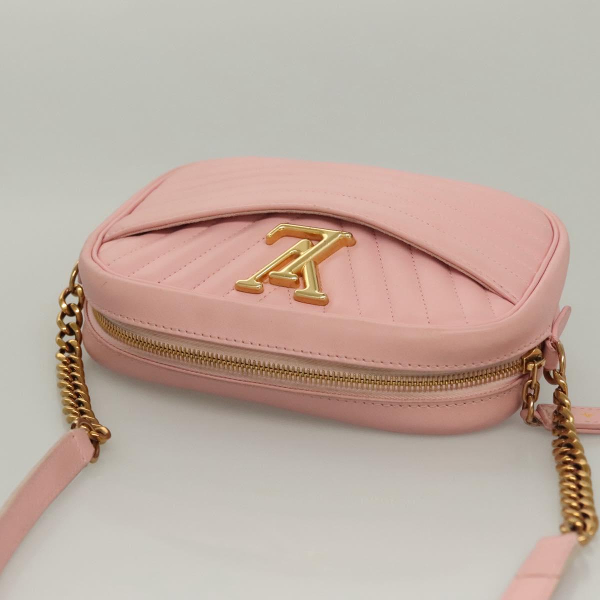 LOUIS VUITTON New Wave Camera Bag Pink M53683 LV Auth BA4517