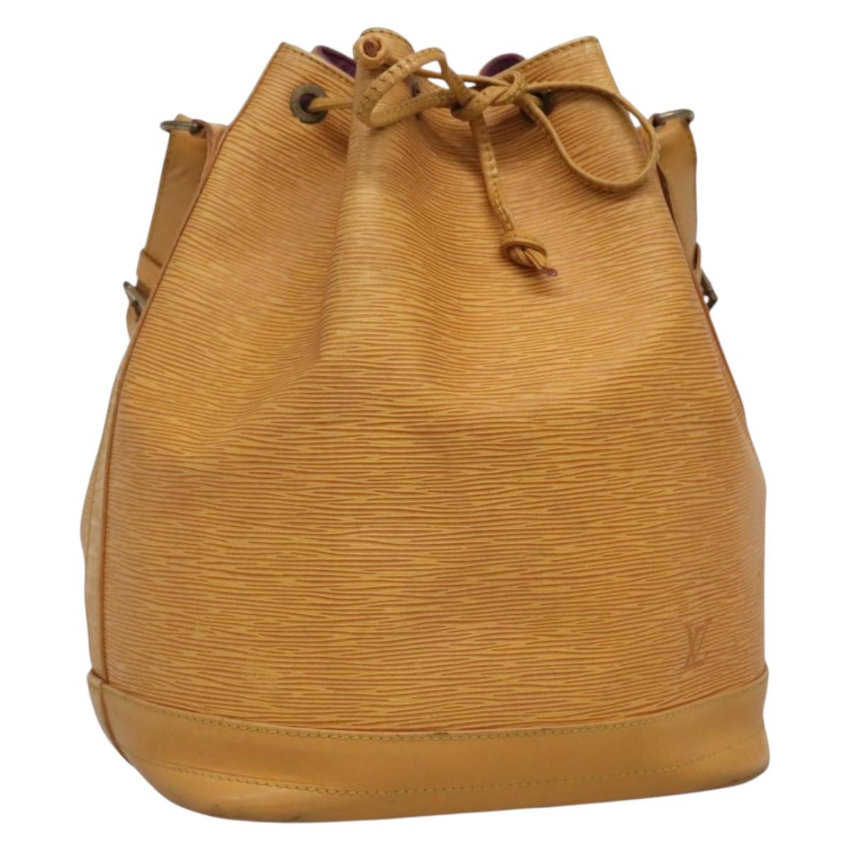 LOUIS VUITTON Epi Noe Shoulder Bag Tassili Yellow M44009 LV Auth BA4525