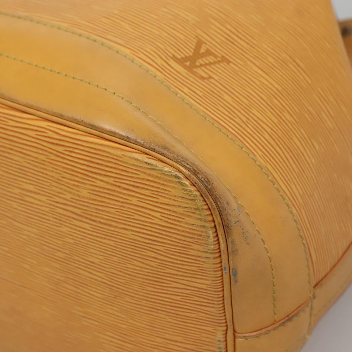 LOUIS VUITTON Epi Noe Shoulder Bag Tassili Yellow M44009 LV Auth BA4525