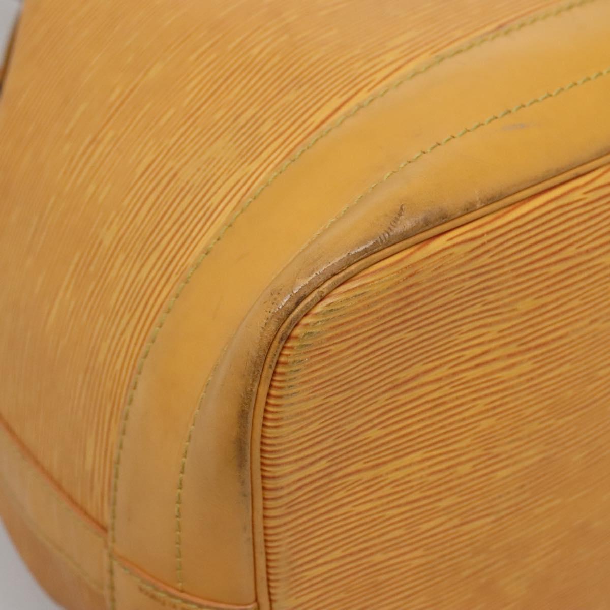 LOUIS VUITTON Epi Noe Shoulder Bag Tassili Yellow M44009 LV Auth BA4525