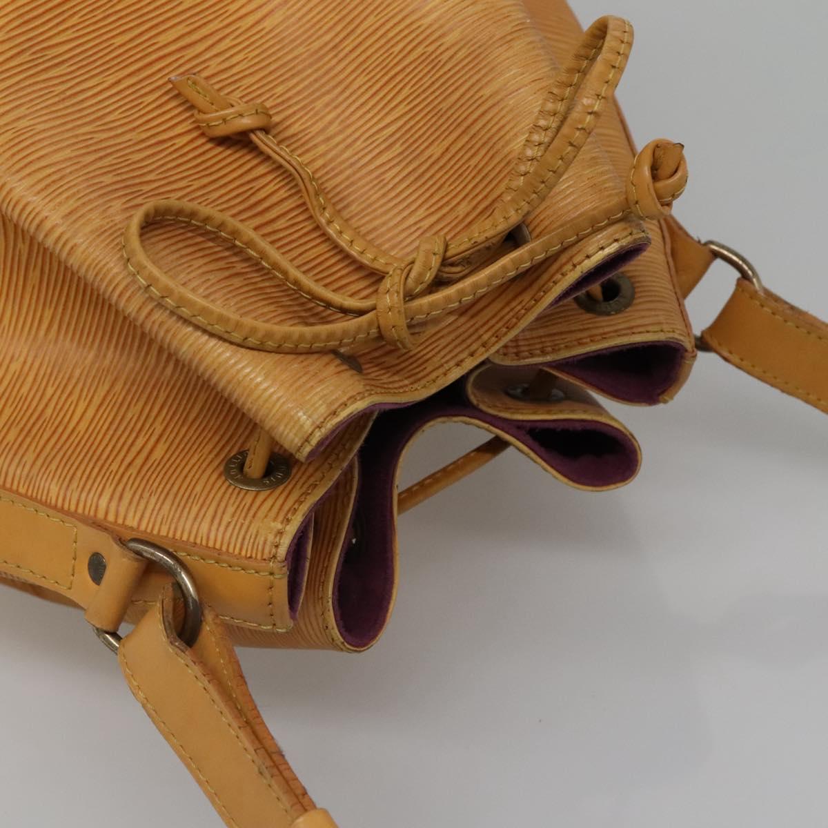 LOUIS VUITTON Epi Noe Shoulder Bag Tassili Yellow M44009 LV Auth BA4525