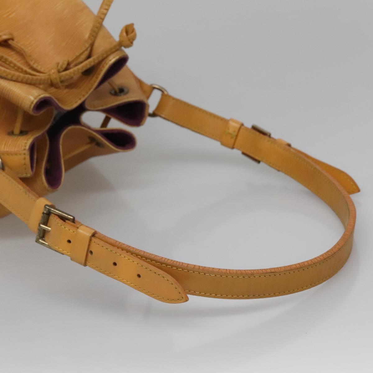 LOUIS VUITTON Epi Noe Shoulder Bag Tassili Yellow M44009 LV Auth BA4525
