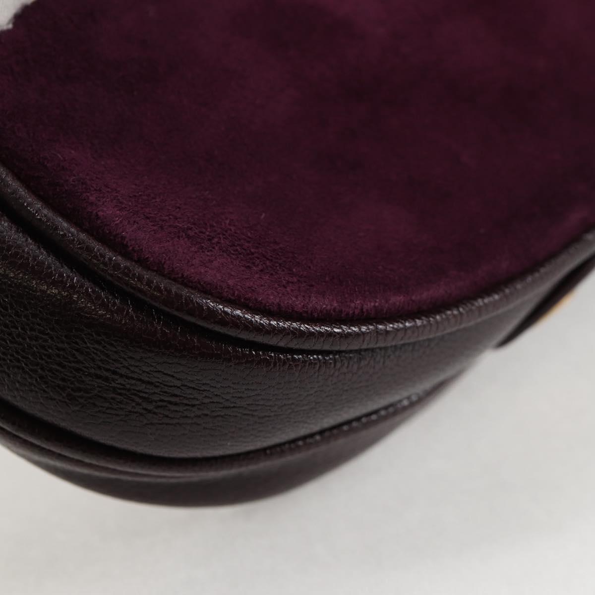 LOUIS VUITTON Pochette Avant Garde Bag Leather Brunne M97092 LV Auth BA4534V