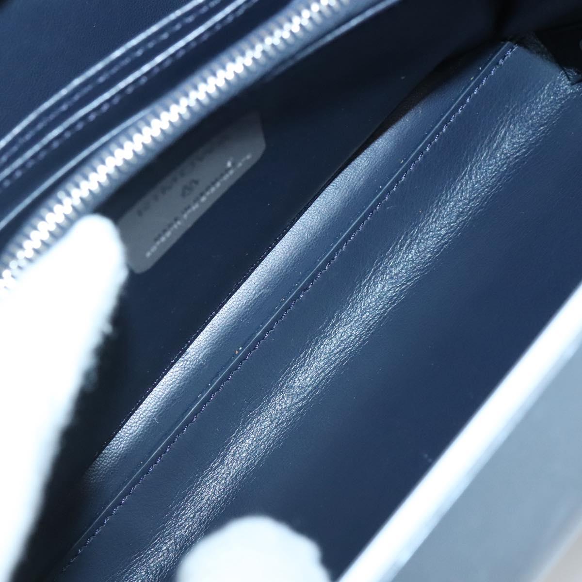 Christian Dior × RIMOWA Personal Clutch Aluminum Alloy Light Blue Auth BA4539
