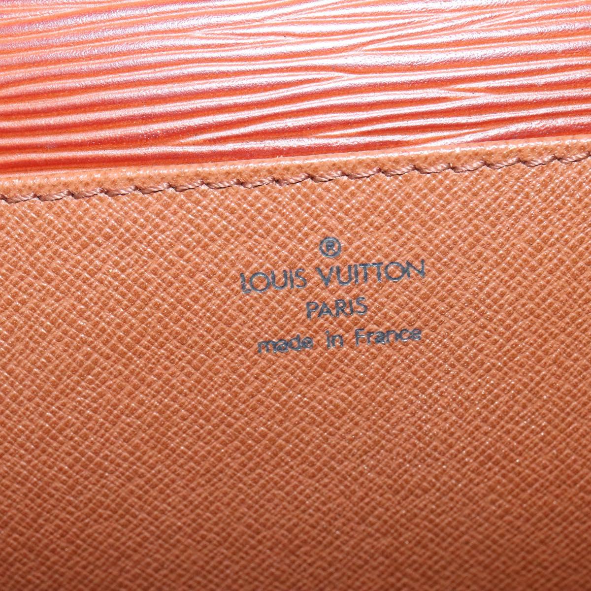 LOUIS VUITTON Epi Serviette Conseiller Briefcase Brown M54423 LV Auth BA4562