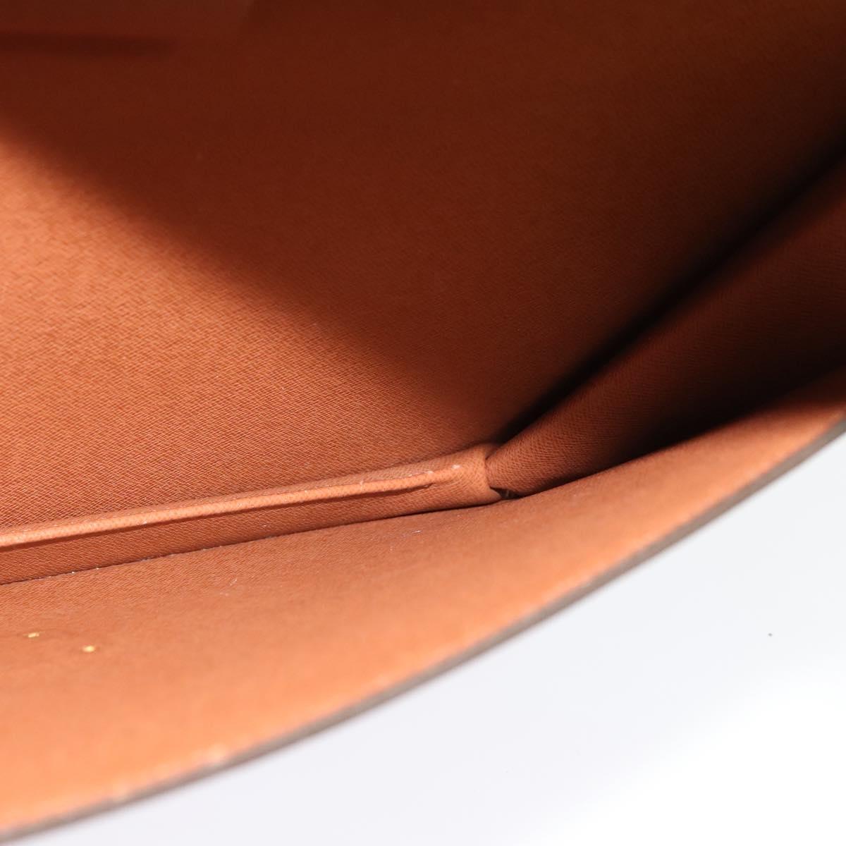 LOUIS VUITTON Epi Serviette Conseiller Briefcase Brown M54423 LV Auth BA4562