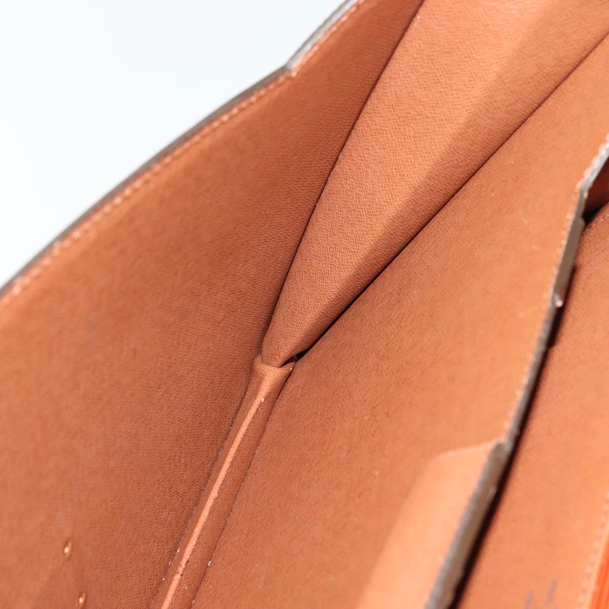 LOUIS VUITTON Epi Serviette Conseiller Briefcase Brown M54423 LV Auth BA4562