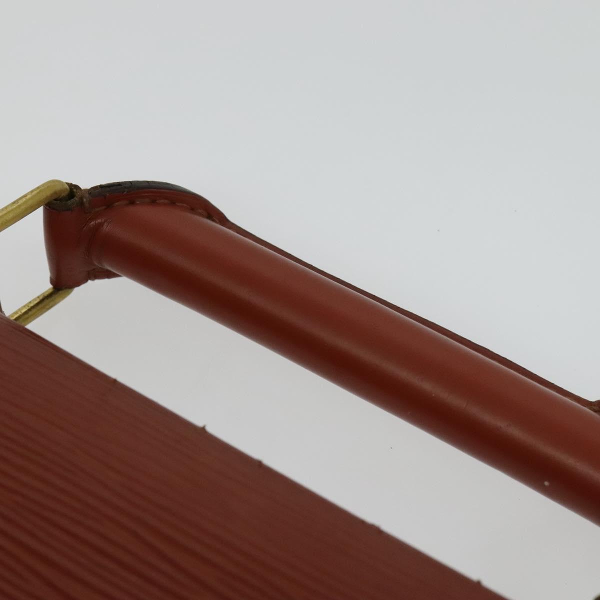 LOUIS VUITTON Epi Serviette Conseiller Briefcase Brown M54423 LV Auth BA4562