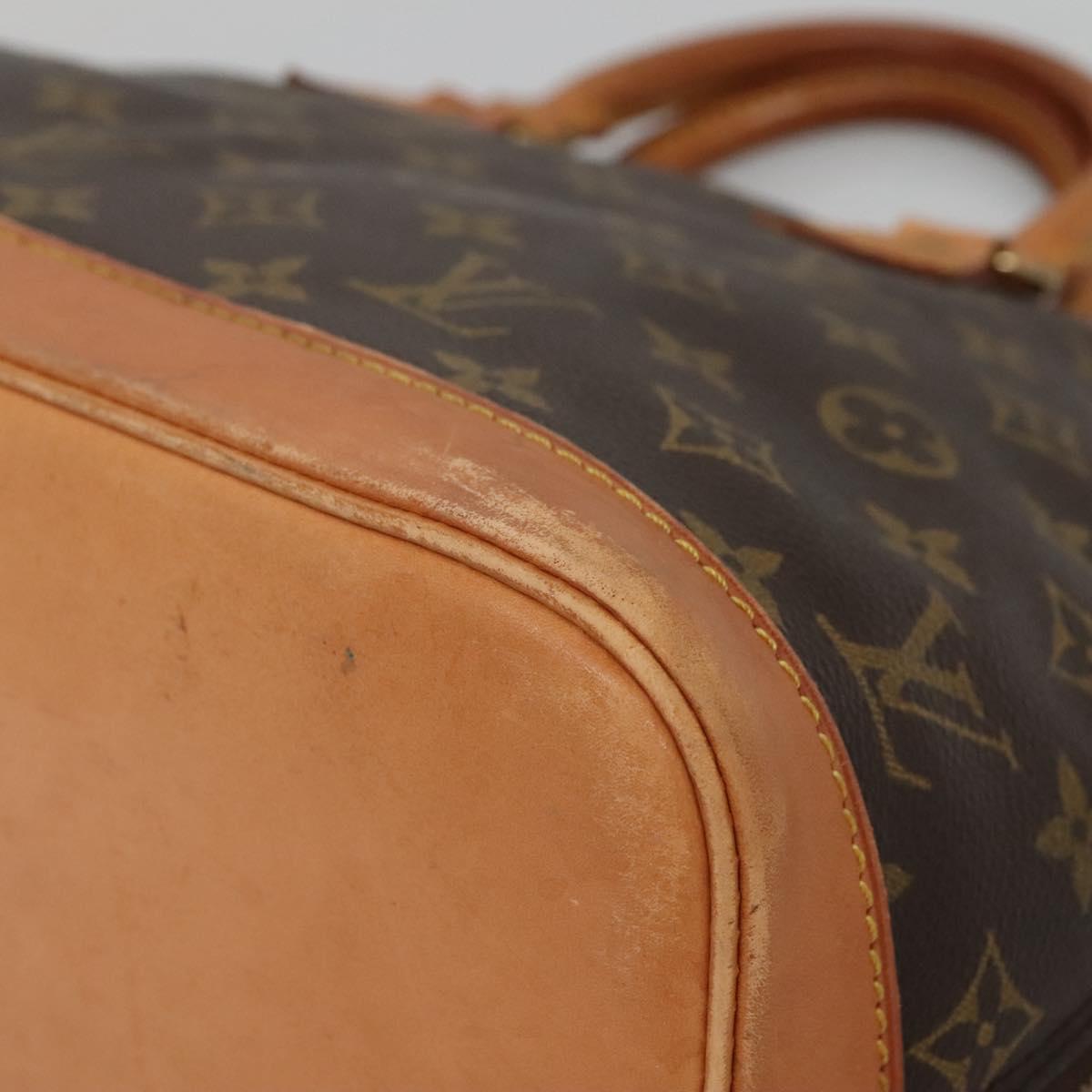 LOUIS VUITTON Monogram Alma Hand Bag M51130 LV Auth BA4563