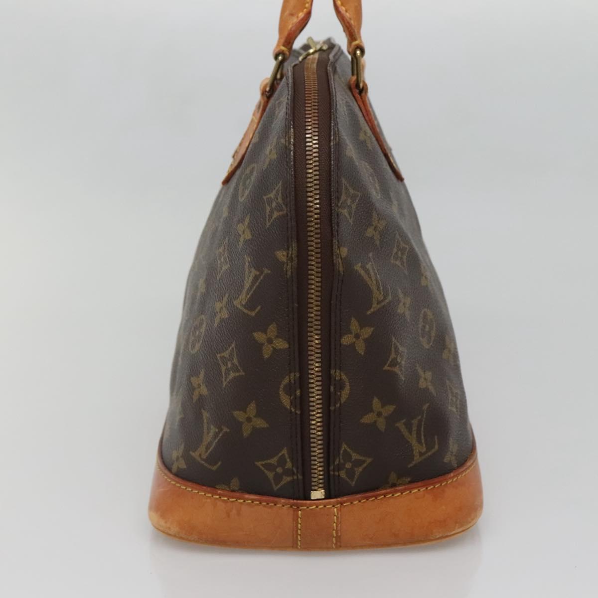 LOUIS VUITTON Monogram Alma Hand Bag M51130 LV Auth BA4563