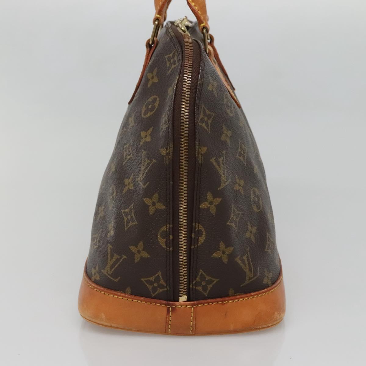 LOUIS VUITTON Monogram Alma Hand Bag M51130 LV Auth BA4563