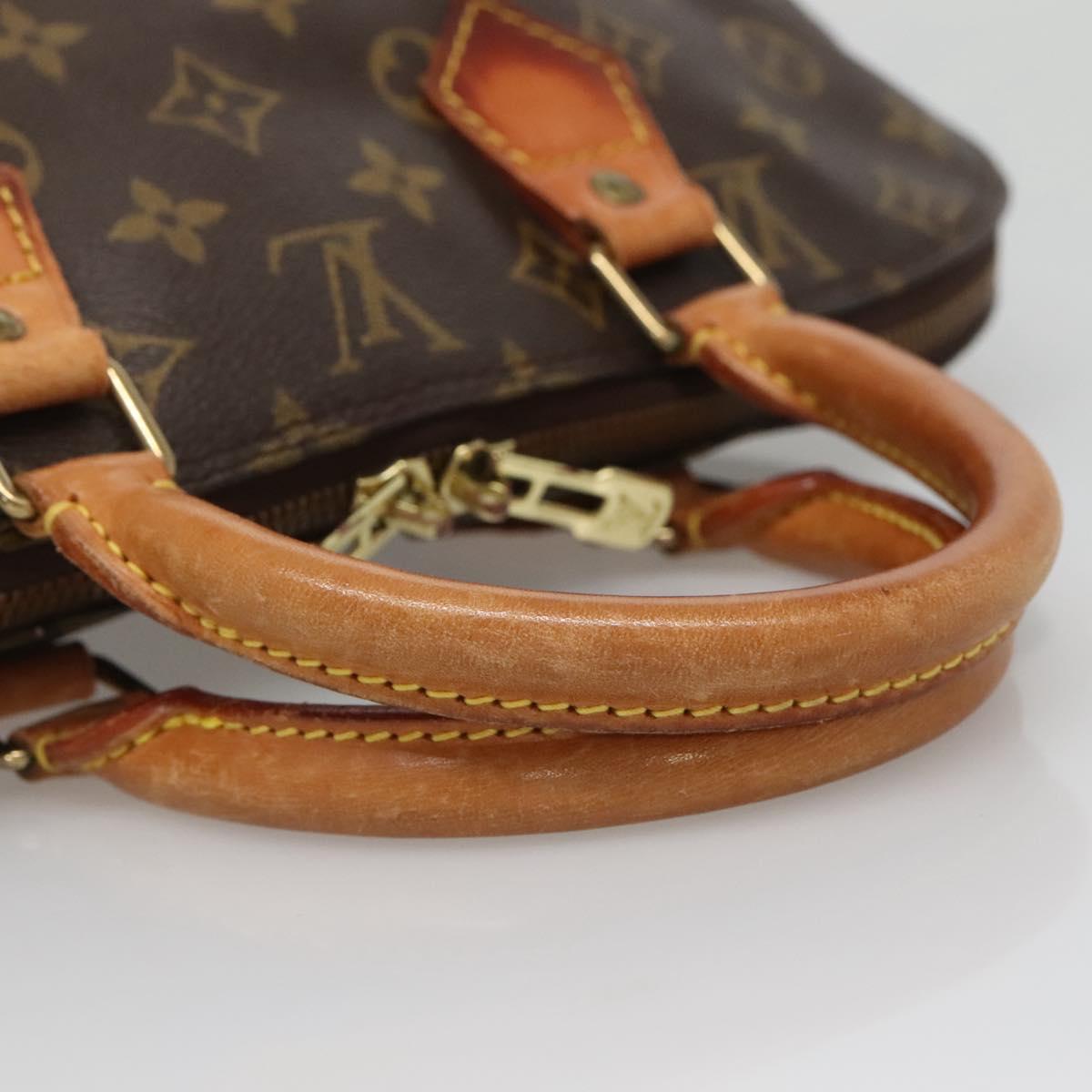 LOUIS VUITTON Monogram Alma Hand Bag M51130 LV Auth BA4563
