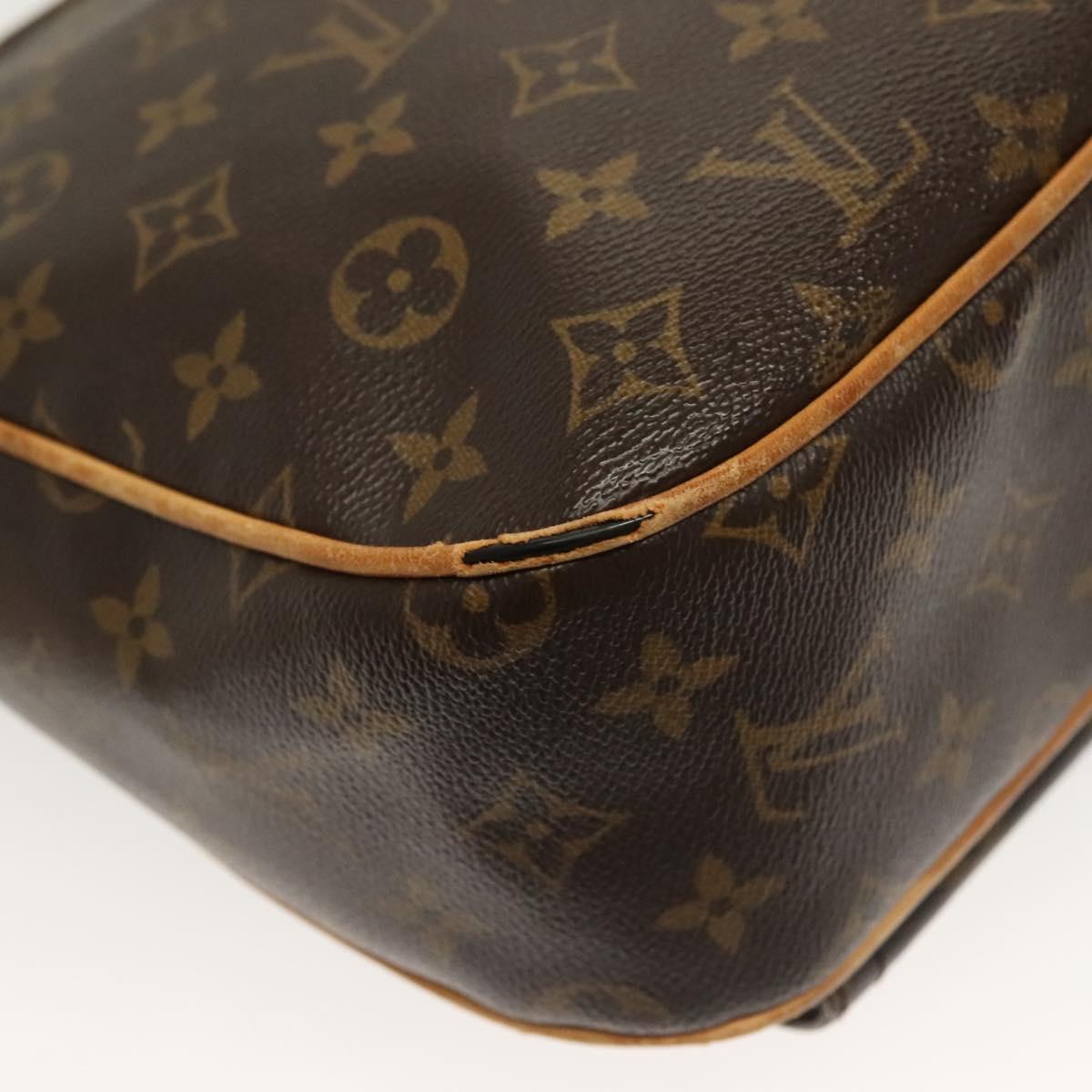 LOUIS VUITTON Monogram Hudson GM Shoulder Bag M40045 LV Auth BA4569